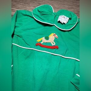 Green Rocking Horse Sweater